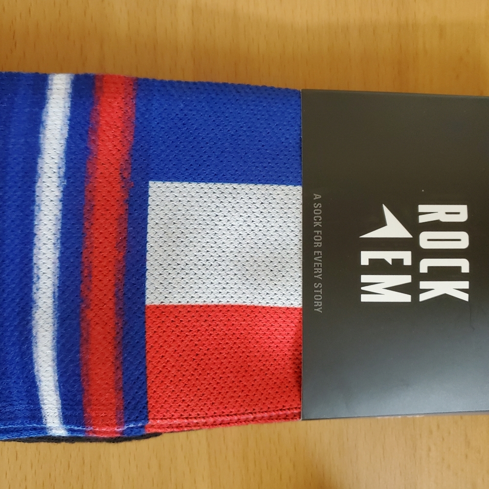 World Cup NEW Rock Em Socks France French Flag - Unisex S/M